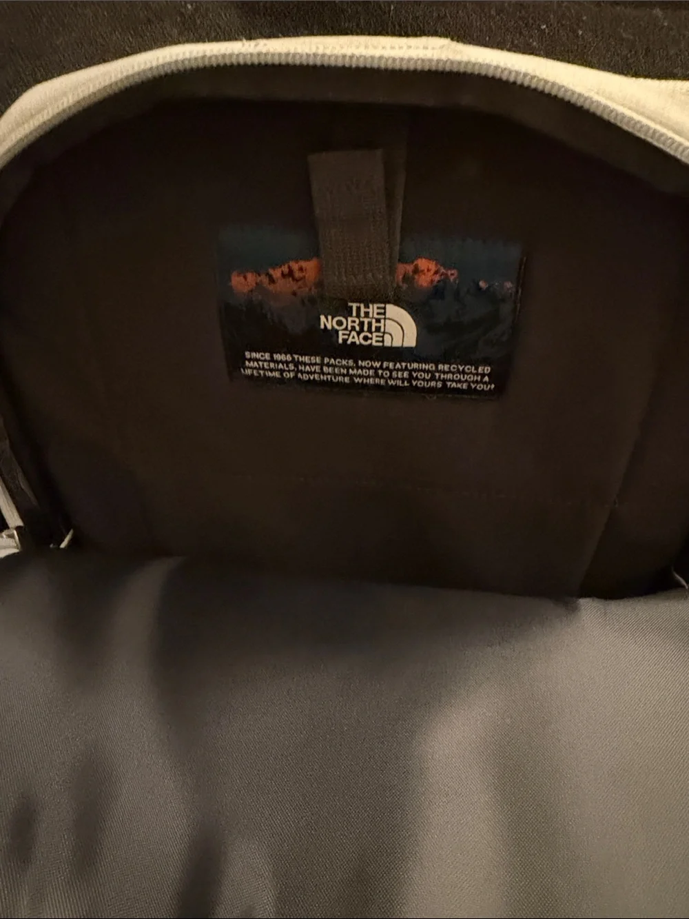 The North Face White/Black Borealis Backpack w/ Laptop Compartment *SEE PHOTOS*
